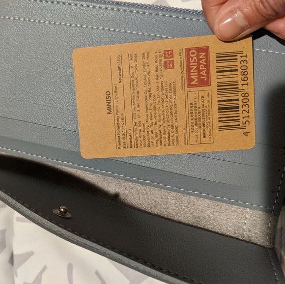 NWT miniso blue clutch/wallet - Picture 4 of 4